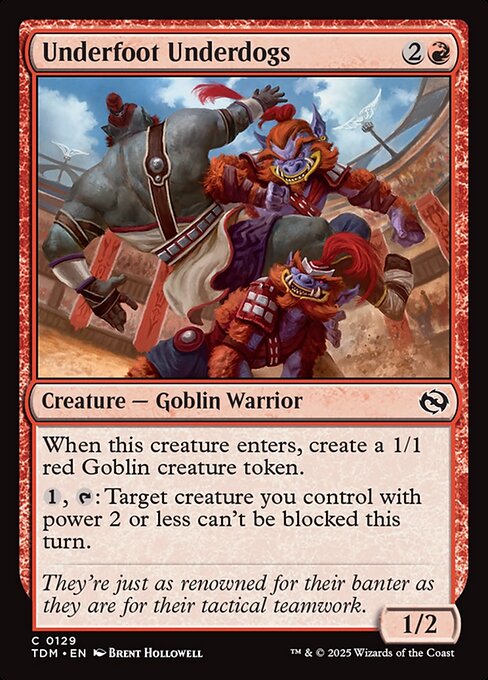 Underfoot Underdogs 129 Foil