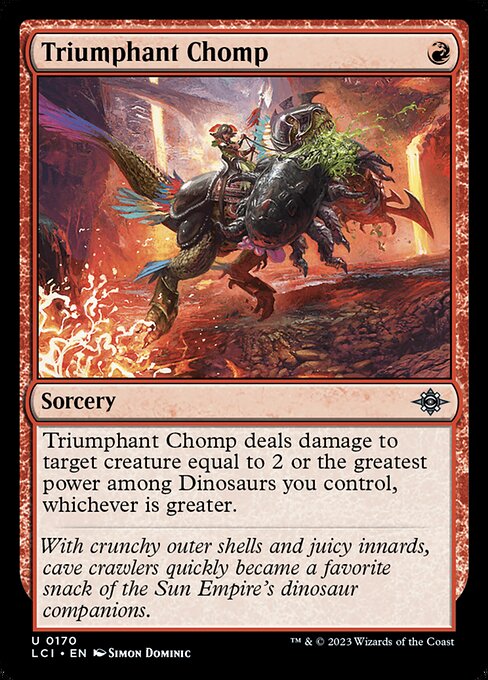 Triumphant Chomp 170 Foil
