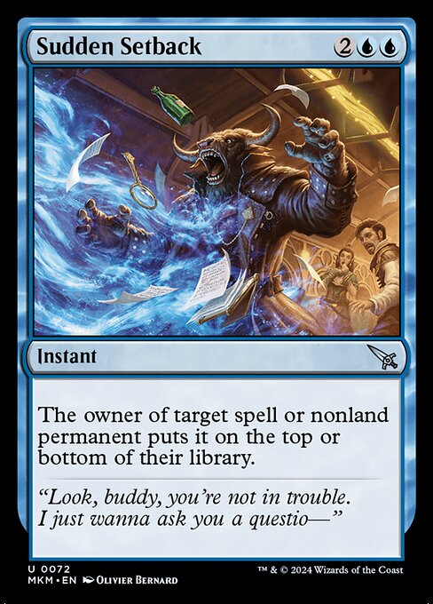 Sudden Setback 72 Foil