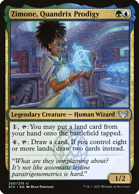 Zimone, Quandrix Prodigy 250 Foil