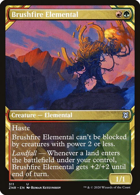 Brushfire Elemental 311 Foil