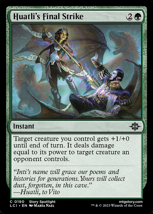 Huatli's Final Strike 190 Foil