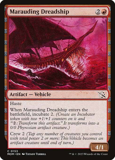 Marauding Dreadship 153 Foil