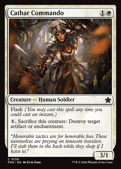 Cathar Commando 139 Foil