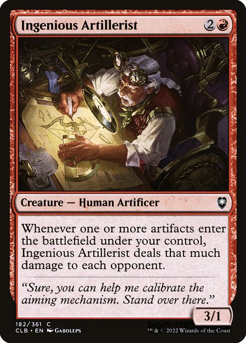 Ingenious Artillerist 182 Foil