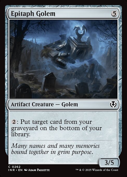 Epitaph Golem 262 Foil
