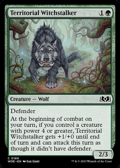 Territorial Witchstalker 189 Foil