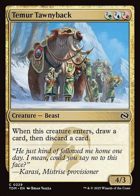 Temur Tawnyback 229 Foil