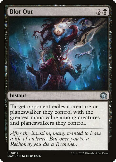 Blot Out 12 Foil