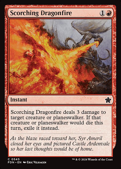 Scorching Dragonfire 545