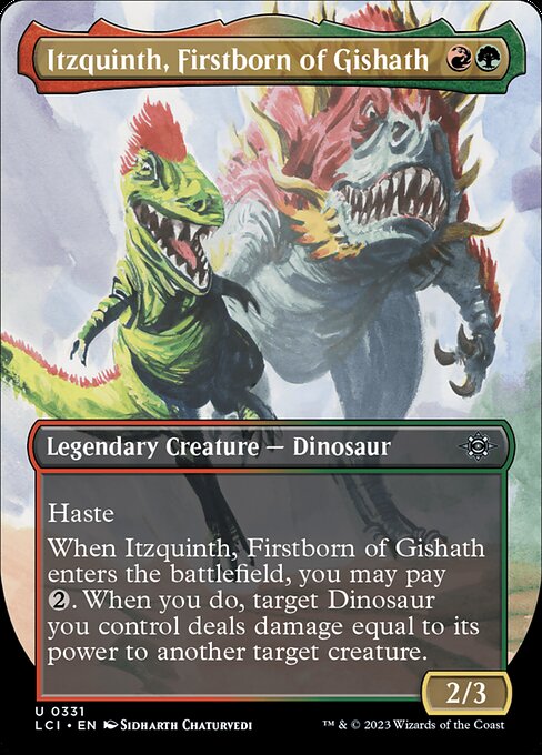 Itzquinth, Firstborn of Gishath 331 Foil