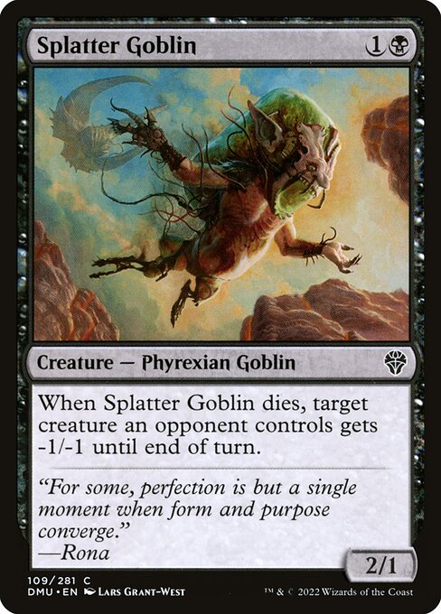 Splatter Goblin 109 Foil