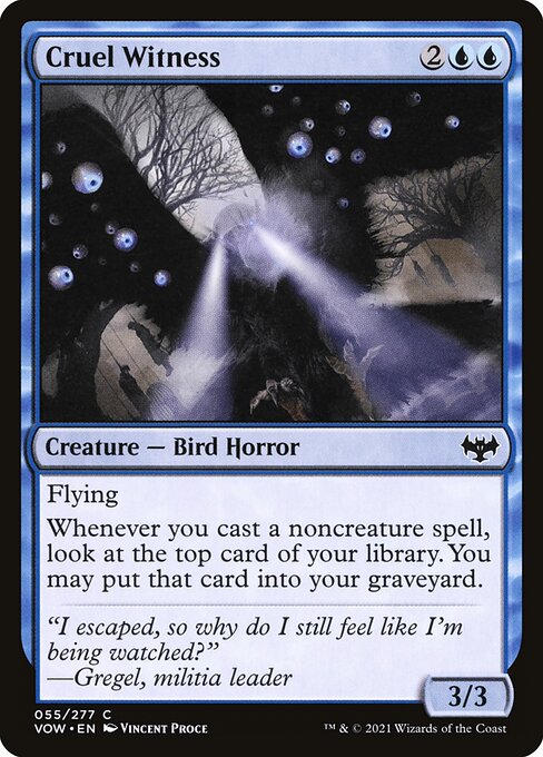 Cruel Witness 55 Foil