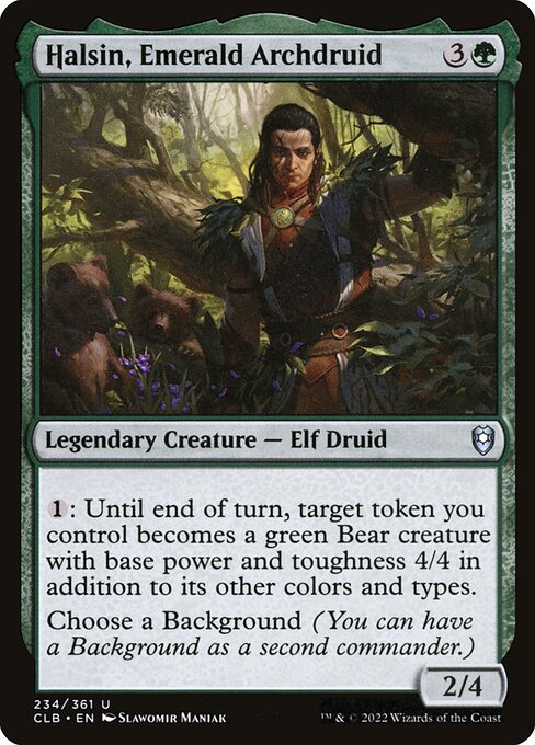 Halsin, Emerald Archdruid 234 Foil