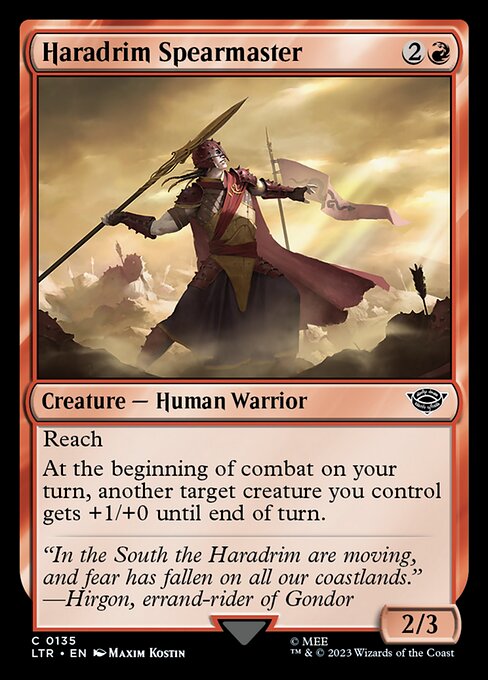 Haradrim Spearmaster 135 Foil