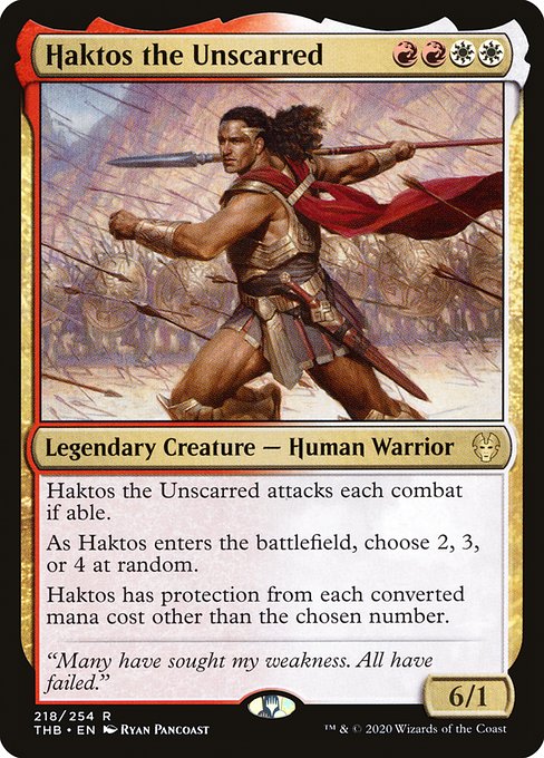 Haktos the Unscarred 218