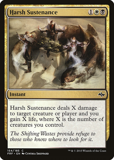 Harsh Sustenance 154