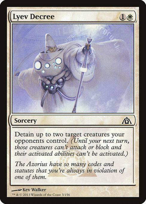 Lyev Decree 3