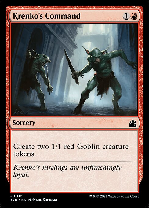 Krenko's Command 115 Foil