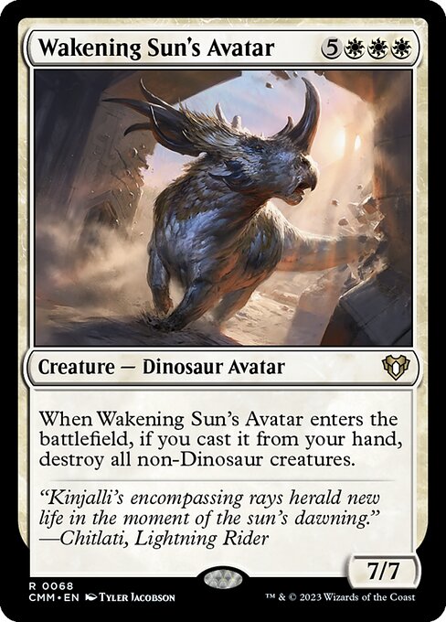 Wakening Sun's Avatar 68 Foil