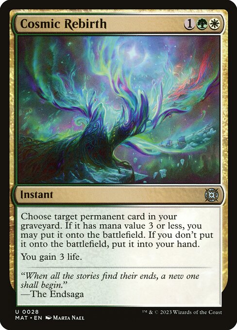 Cosmic Rebirth 28 Foil