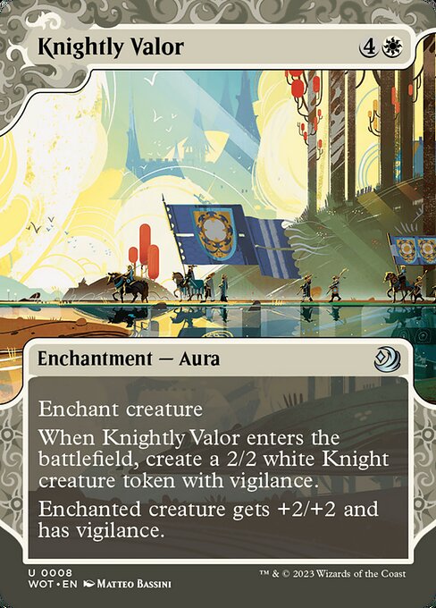 Knightly Valor 8 Foil
