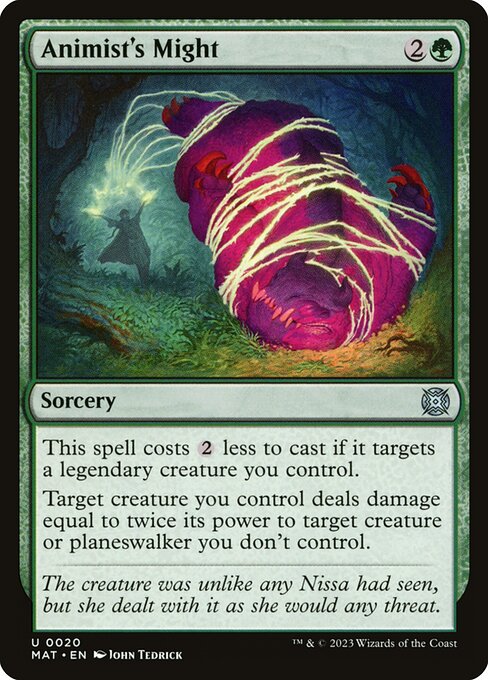 Animist's Might 20 Foil