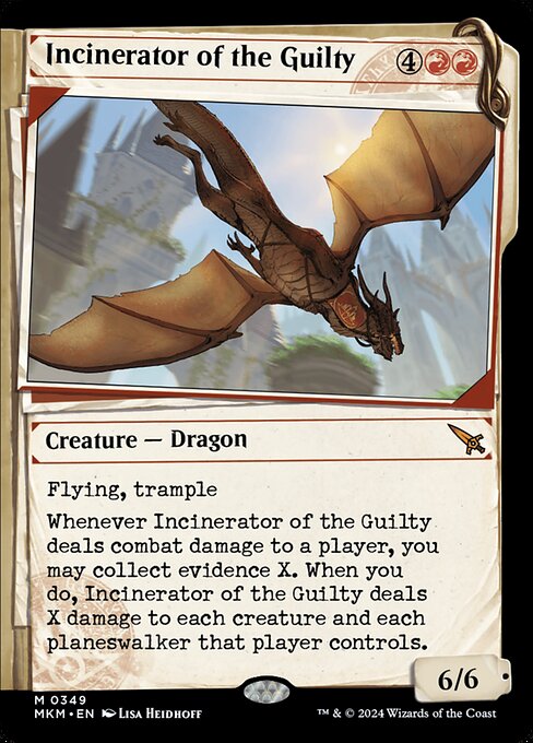 Incinerator of the Guilty 349 Foil