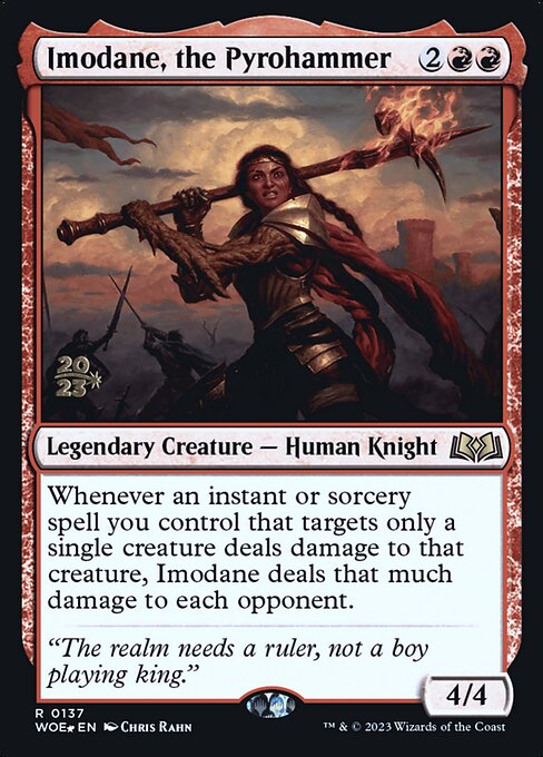 Imodane, the Pyrohammer 137s Foil
