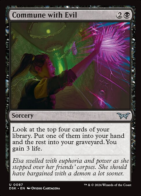 Commune with Evil 87 Foil