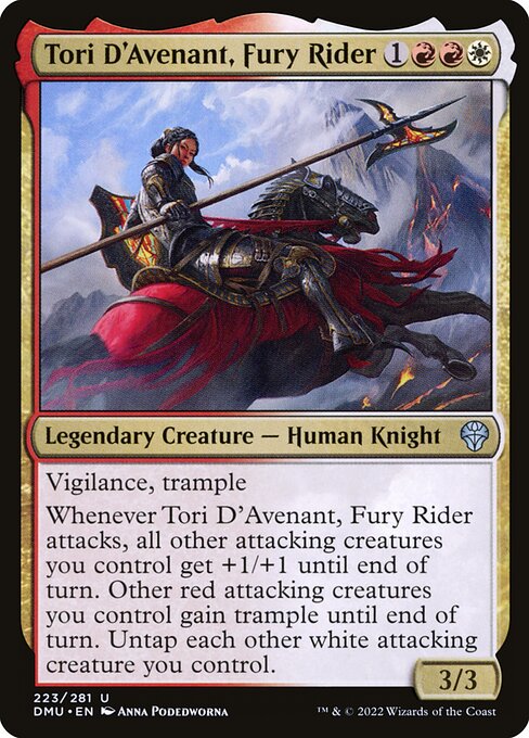 Tori D'Avenant, Fury Rider 223 Foil