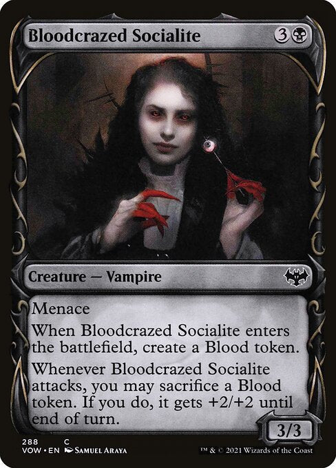 Bloodcrazed Socialite 288 Foil