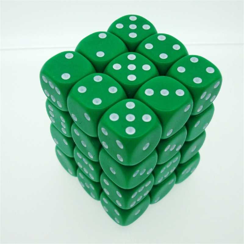 Cheesex Green Opaque Dice