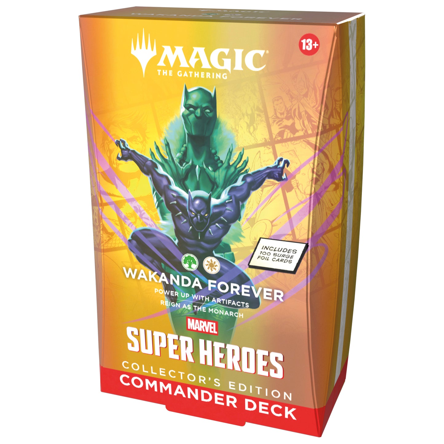 Pre-Order Magic: The Gathering Marvel Super Heroes Collector Commander Deck Wakanda Forever