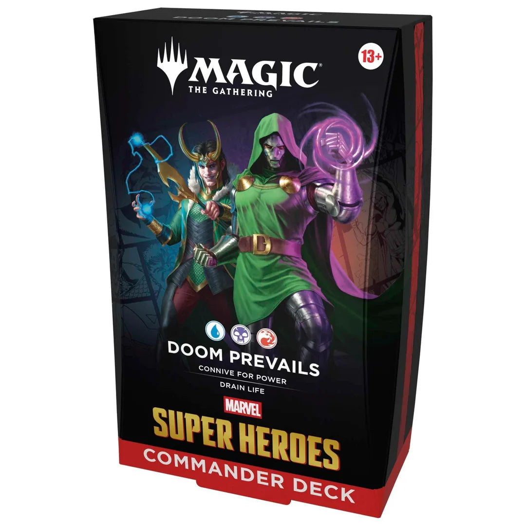 Pre-Order Magic: The Gathering Marvel Super Heroes Commander Deck Doom Prevails