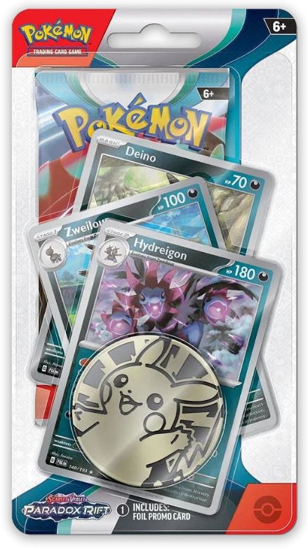 Pokemon - Scarlet & Violet: Paradox Rift - Premium Checklane Blister - Hydreigon