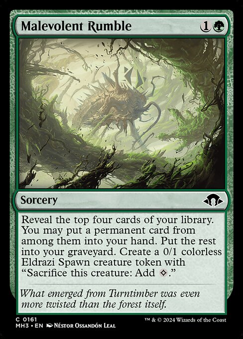 Malevolent Rumble 161 Foil