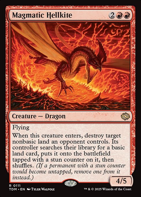 Magmatic Hellkite 111 Foil