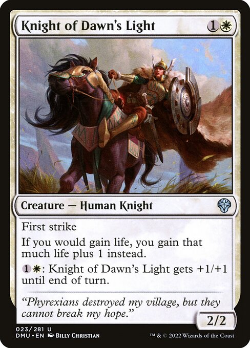 Knight of Dawn's Light 23 Foil