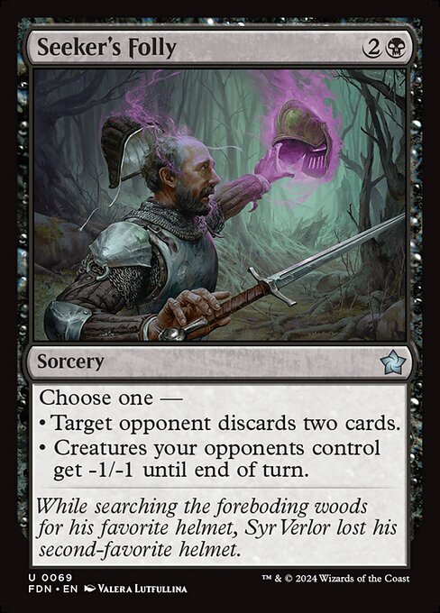 Seeker's Folly 69 Foil