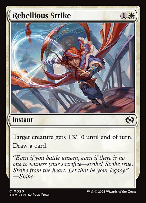 Rebellious Strike 20 Foil
