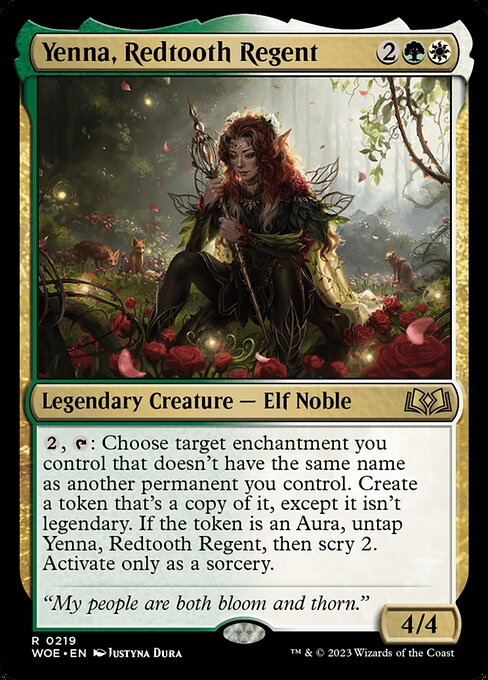 Yenna, Redtooth Regent 219