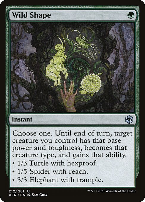 Wild Shape 212 Foil