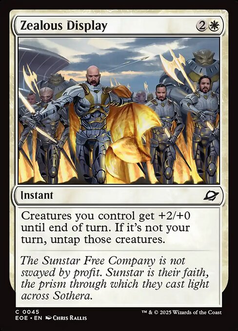 Zealous Display 45 Foil