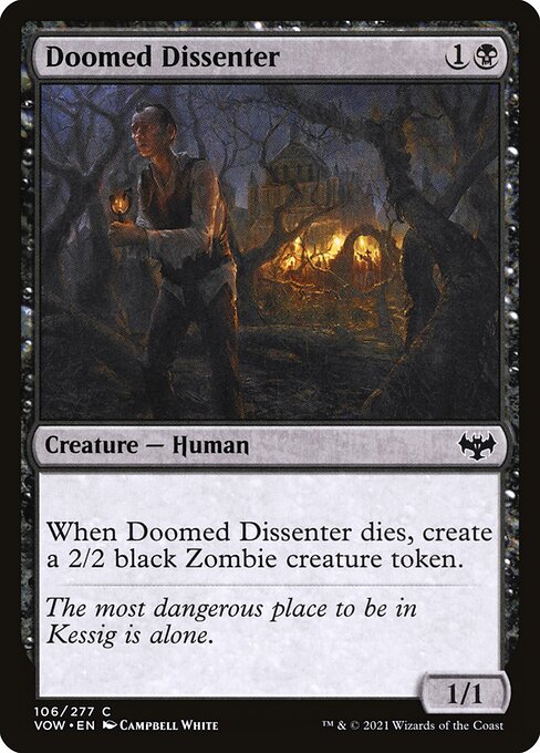 Doomed Dissenter 106 Foil
