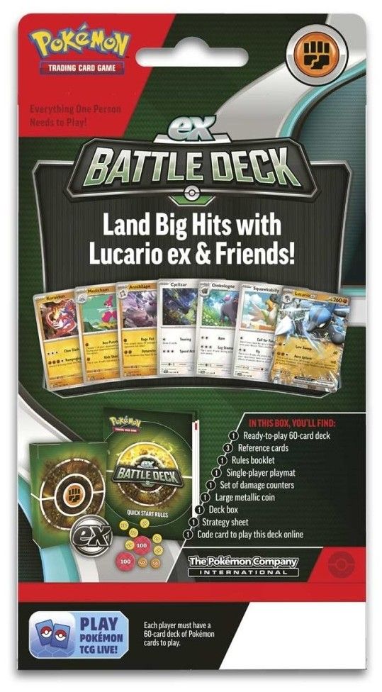 Pokemon - Battle Deck - Lucario EX