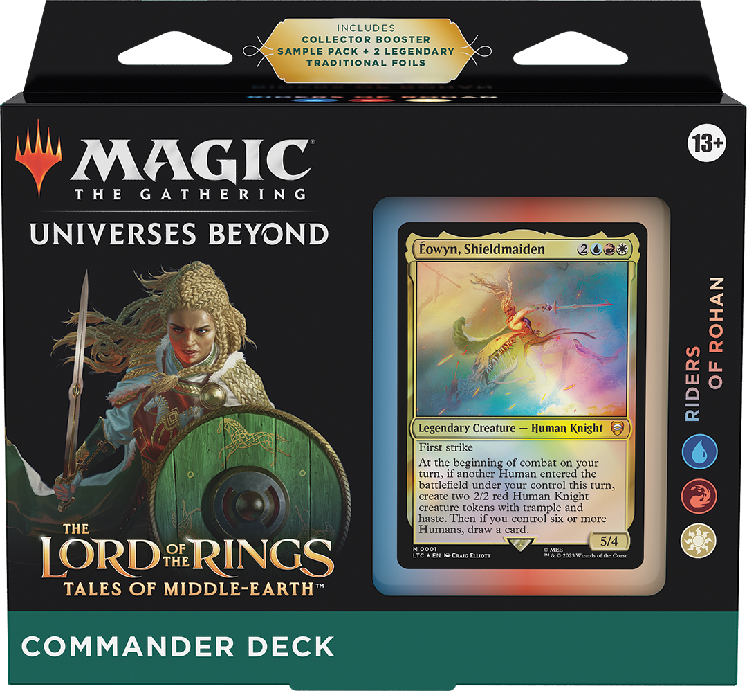 Riders of Rohan Éowyn Shieldmaiden Commander deck MTG Lord of the Rings | Arcana Inn
