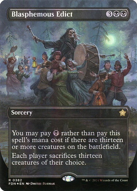 Blasphemous Edict 382 Mana Foil