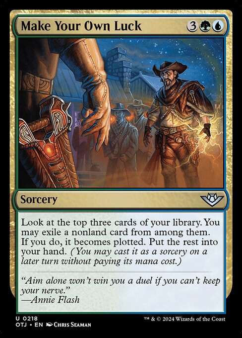 Make Your Own Luck 218 Foil