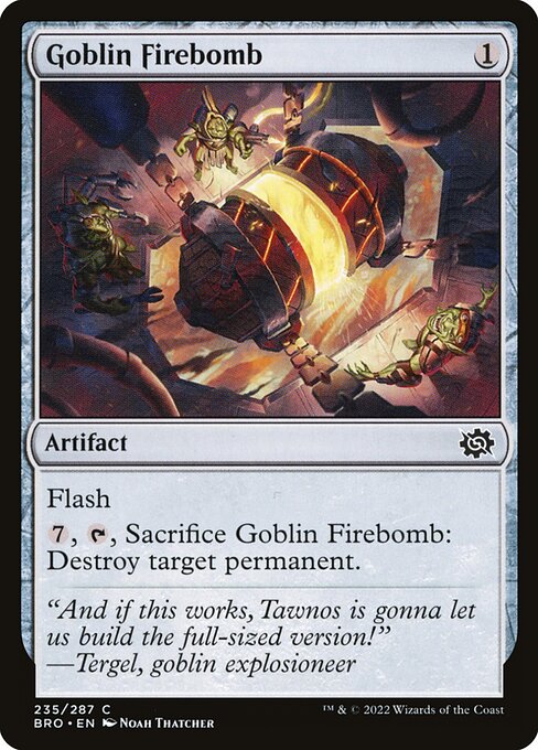 Goblin Firebomb 235 Foil